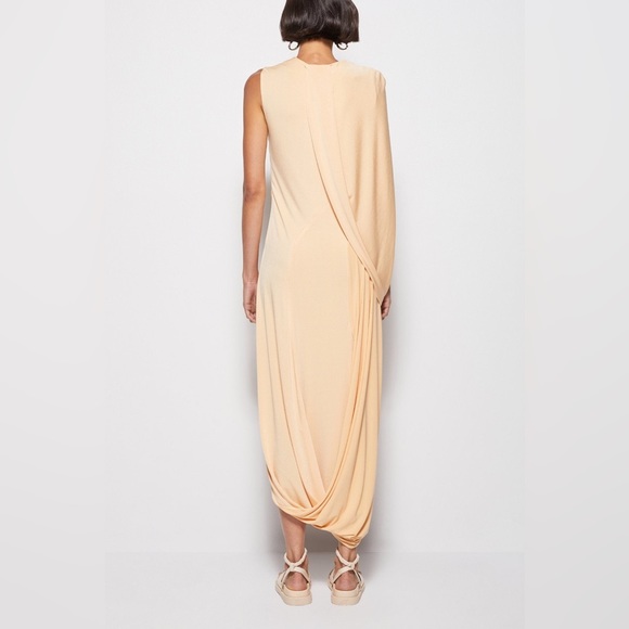 NWT! $695 Jonathan Simkhai Roxi Draped Jersey Dress - Picture 3 of 5